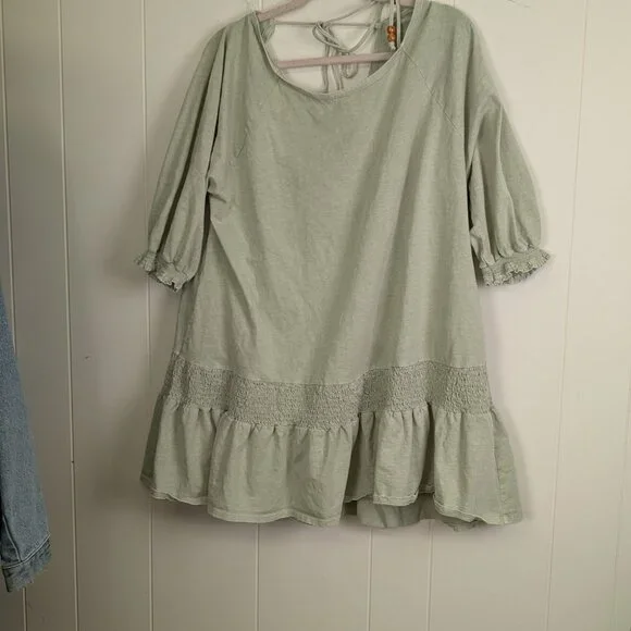 Free People jenny Light Green Mini Dress - Picture 3 of 8
